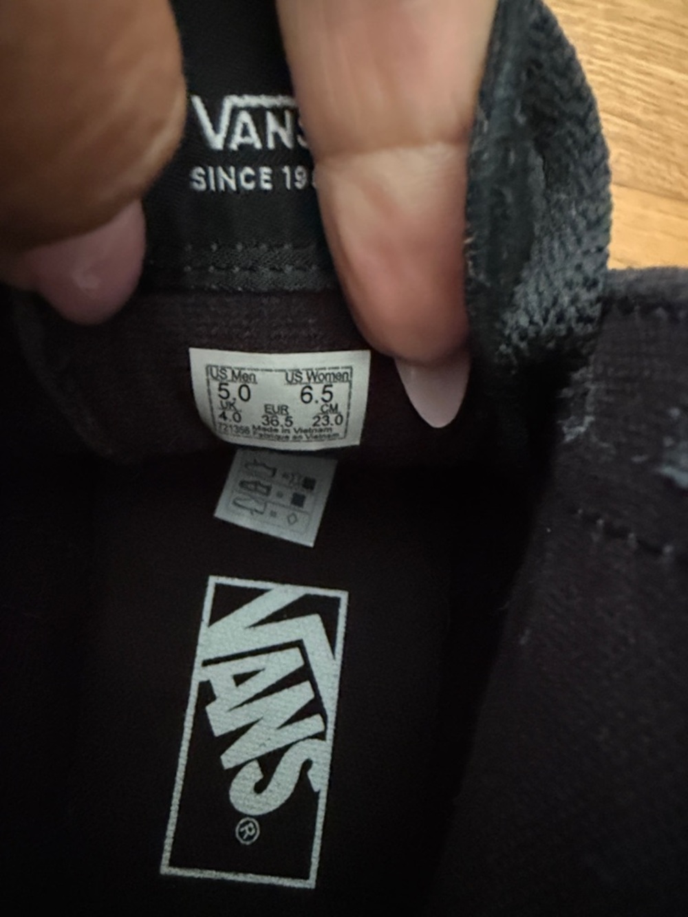Vans High-Top Platform Sneakers in Black - Picture 4 of 4